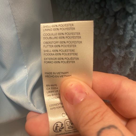 Anthropologie Maeve 3X Teddy fur coat brand new - Picture 7 of 8